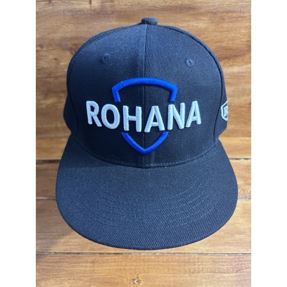 Other - Rohana Wheels Hat Black Snapback Baseball Cap Camo Brim Auto Street Racing